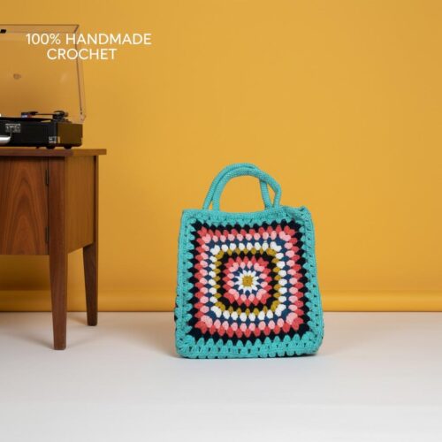 Granny Square Crochet Handbag