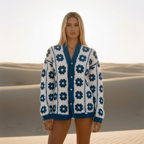 Ladies Crochet  Cardigan