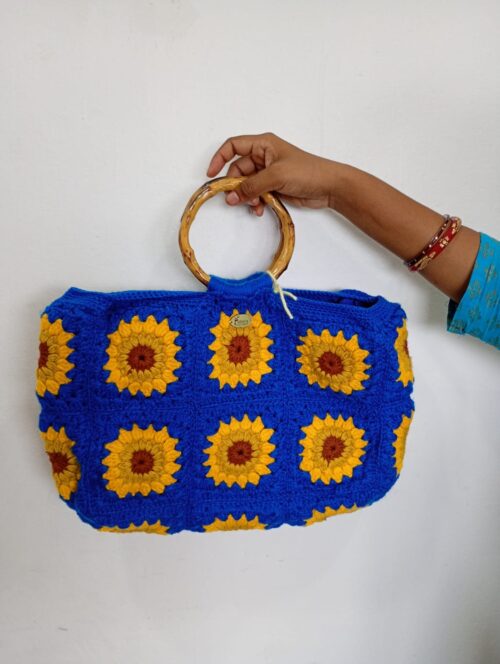 Granny Square Crochet Handbag