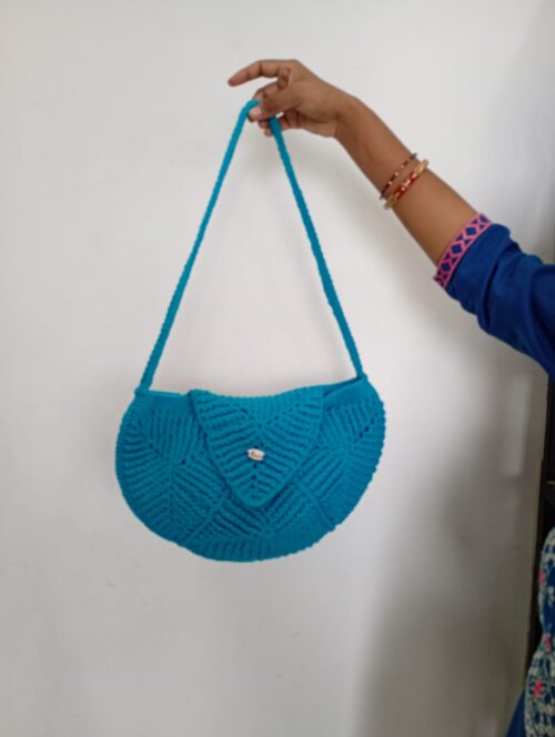 Granny Square Crochet Tote Bag