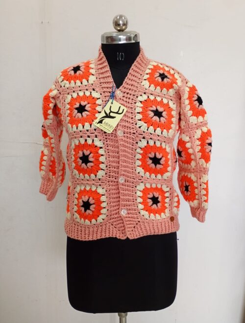 Granny Square Crochet Cardigan