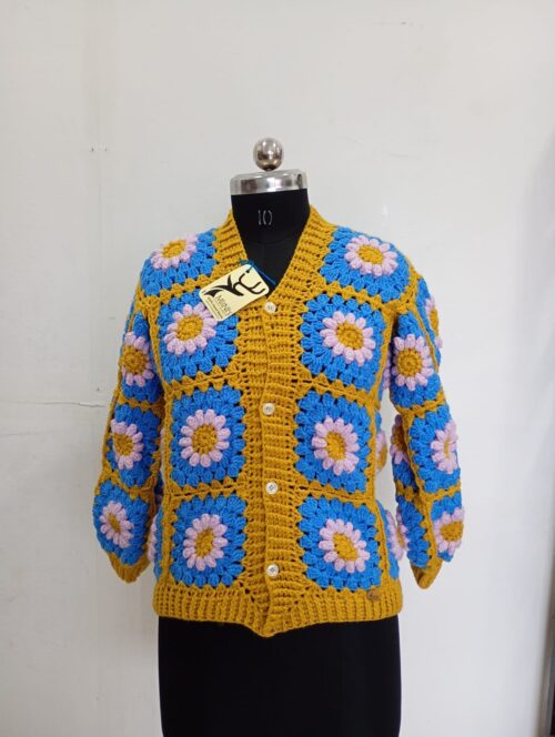 Granny Square Crochet Cardigan