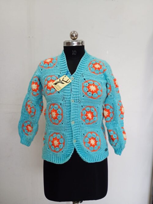 Granny Square Crochet Cardigan