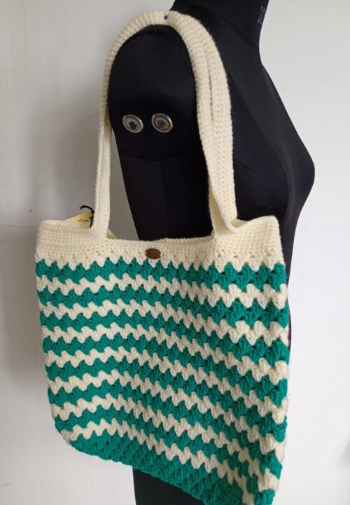 Granny Square Crochet Handbag