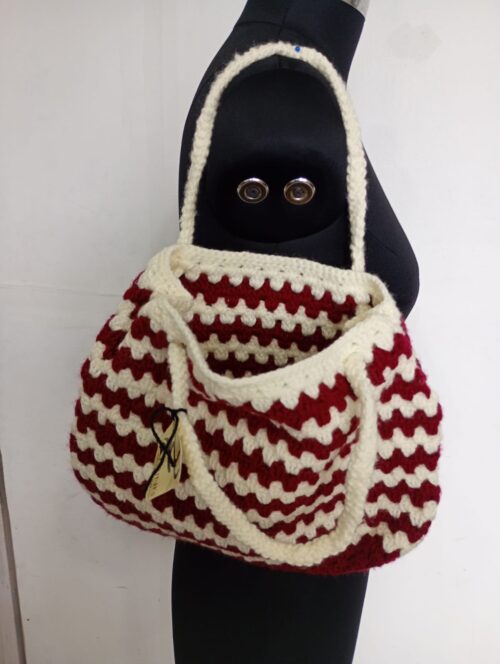 Granny Square Crochet Handbag