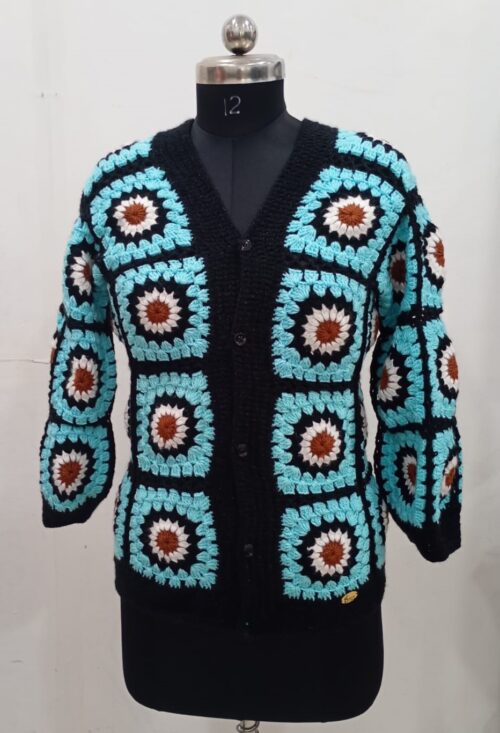 Granny Square Crochet Cardigan