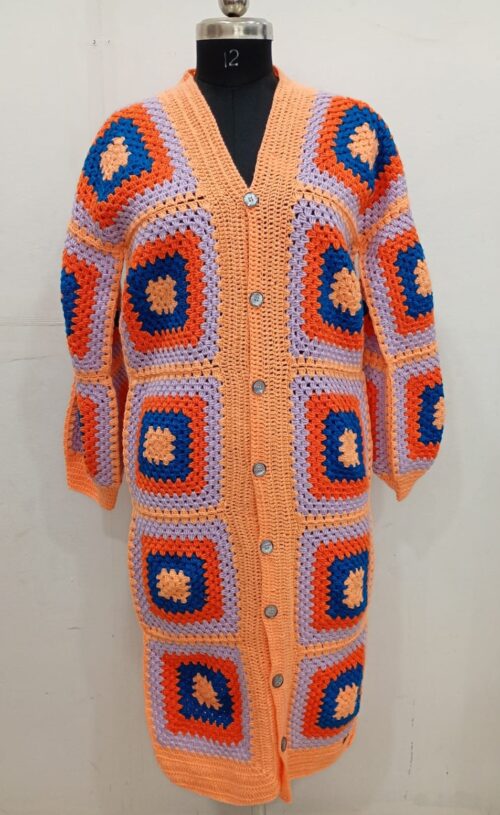 Vintage Boho Crochet Shrug